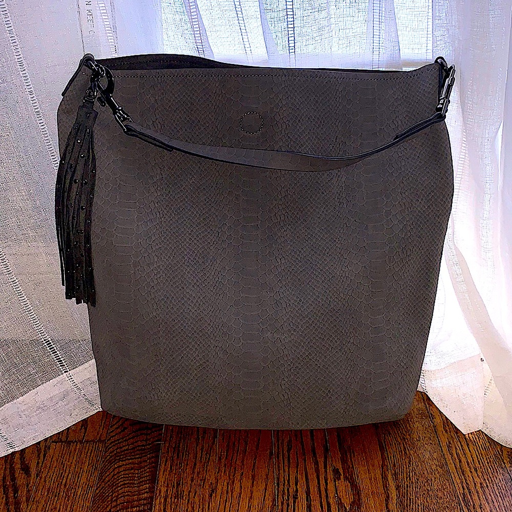 Gray Handbag
